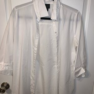 Woman’s white dress shirt